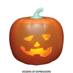 Party City Animated Light-Up Talking Jabberin' Jack Pumpkin Decoration, 9In X 11In| Decorations