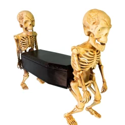 Party City Animatronic Coffin-Carrying Skeletons With Music, 22.5In X 17.3In - Halloween Decoration| Animatronics