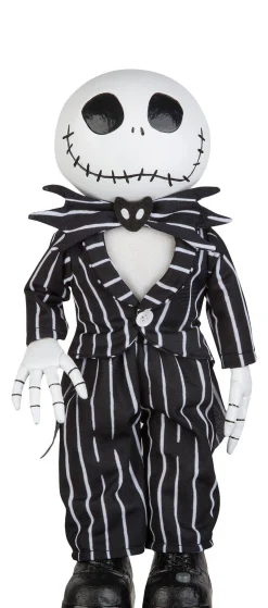Disney Channel Animatronic Jack Skellington Standing Halloween Decoration, 13.4In - The Nightmare Before Christmas| Home Décor