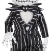 Disney Channel Animatronic Jack Skellington Standing Halloween Decoration, 13.4In - The Nightmare Before Christmas| The Nightmare Before Christmas