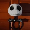 Party City Animatronic Jack Skellington Plastic Door Knocker Halloween Decoration, 9.5In X 16.5In - Disney The Nightmare Before Christmas| The Nightmare Before Christmas