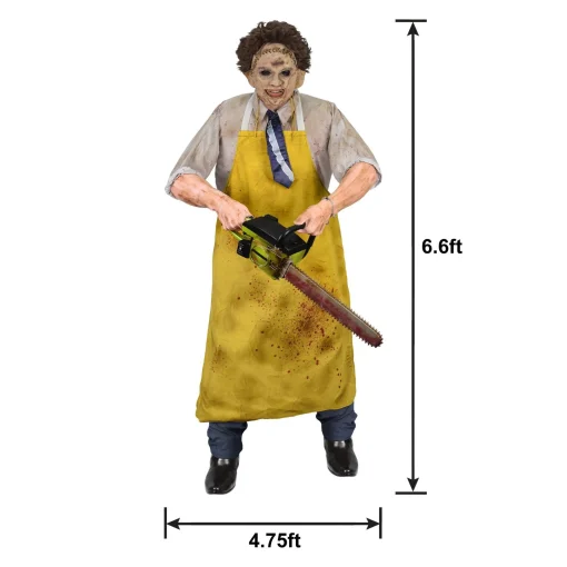 Party City Animatronic Leatherface, 6.6Ft - Texas Chainsaw Massacre| Animatronics