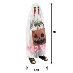 Party City Animatronic Light-Up Bloody Ghost Trick-Or-Treater, 3Ft| Animatronics
