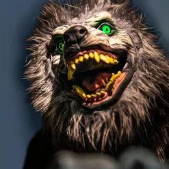 Party City Animatronic Light-Up Lanky Werewolf, 5.3Ft - Halloween Decoration| Animatronics