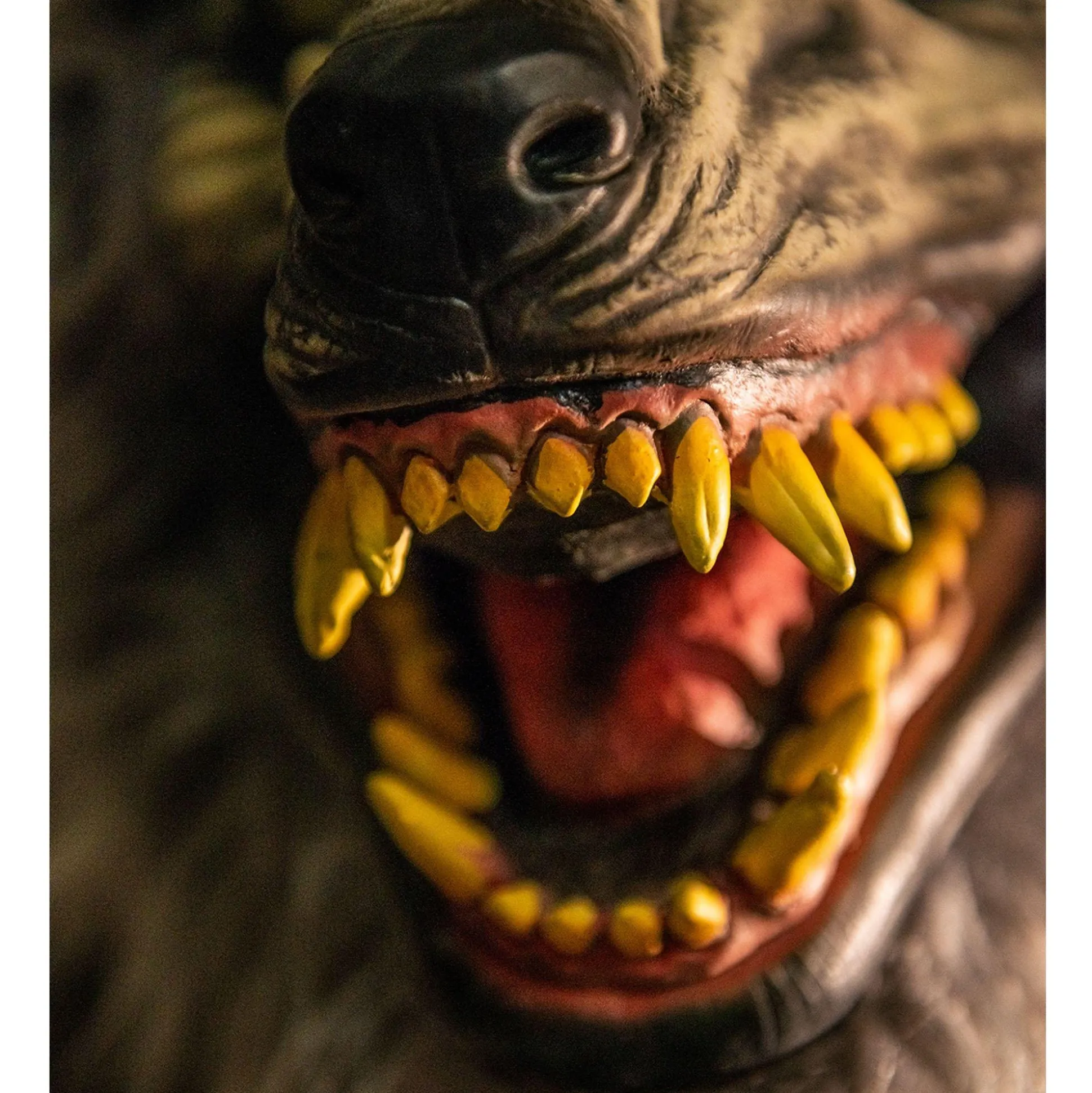 Party City Animatronic Light-Up Lanky Werewolf, 5.3Ft - Halloween Decoration| Animatronics