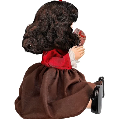 Party City Animatronic Light-Up Talking Zombie Doll With Tea Cup Plastic & Fabric Decoration, 11In X 12In| Table Décor & Centerpieces