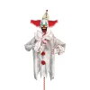 Party City Animatronic Light-Up Talking Ice Scream Clown Yard Stake, 7.5Ft - Halloween Decoration| Animatronics