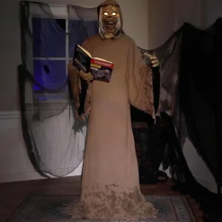 Party City Animatronic Light-Up The Creep, 6Ft - Halloween Decoration| Animatronics