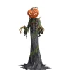 Party City Animatronic Light-Up Towering Pumpkin Creep, 12Ft| Animatronics