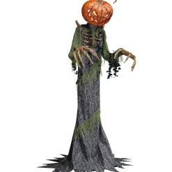 Party City Animatronic Light-Up Towering Pumpkin Creep, 12Ft| Animatronics