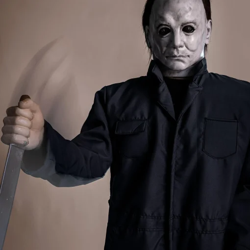 Party City Animatronic Michael Myers Halloween Decoration, 6.6Ft - Halloween Ii| Get Axed