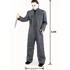 Party City Animatronic Michael Myers Halloween Decoration, 6.6Ft - Halloween Ii| Get Axed