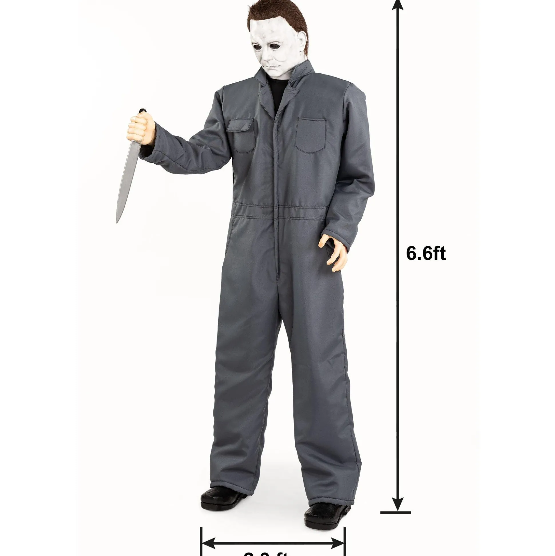 Party City Animatronic Michael Myers Halloween Decoration, 6.6Ft - Halloween Ii| Animatronics