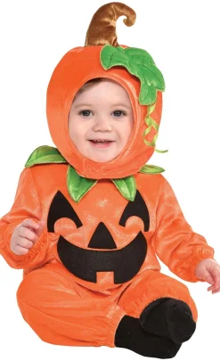 Party City Baby Cute As A Pumpkin Costume| Baby Girl