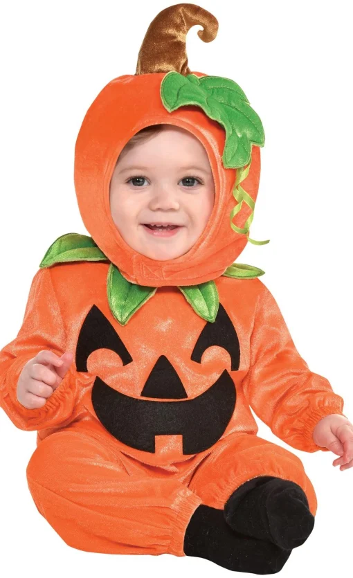 Party City Baby Cute As A Pumpkin Costume| Baby Girl