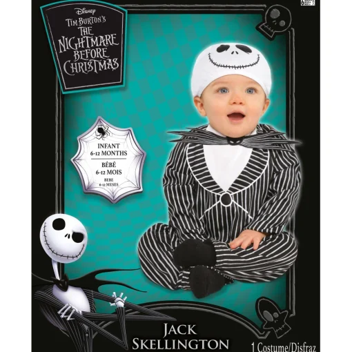 Party City Baby Jack Skellington Costume - The Nightmare Before Christmas| Baby Boy