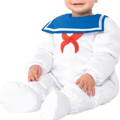 Party City Baby Padded Stay Puft Marshmallow Man Costume - Ghostbusters| Baby Boy