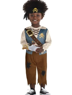 Party City Baby Ship Wrecked Pirate Costume| Baby Boy