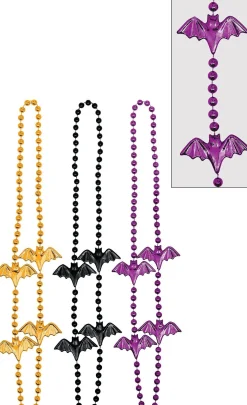 Party City Bat Bead Necklaces 6Ct| Favors & Favor Bags