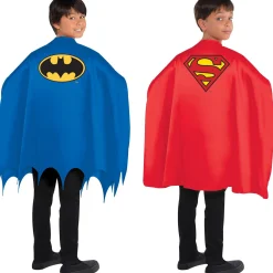 DC Comics Batman & Superman Capes 2Ct|Boy Superhero