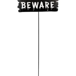 Party City Beware Halloween Yard Stake| Yard Stakes & Signs