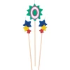 Cheap Birthday Star Number (0) Candle Pick Set, 3Pc Baking Supplies
