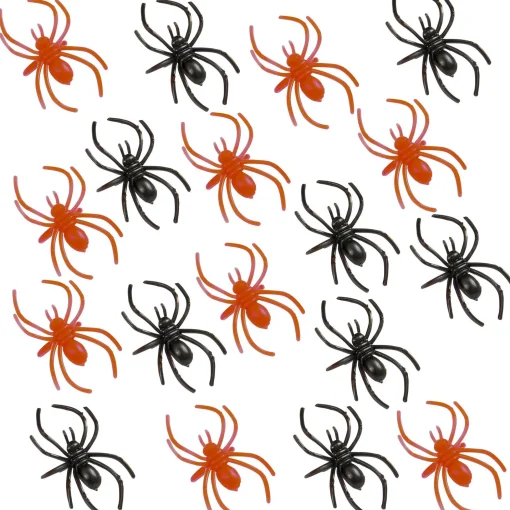 Party City Black & Orange Spider Rings 30Ct| Trunk Or Treat