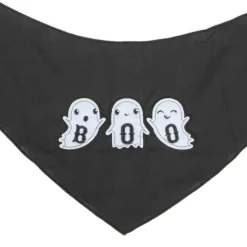 Flash Sale Black Boo Ghost Dog Bandana Dog & Pet Costumes