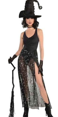Store Black Crooked Witch Hat Hats