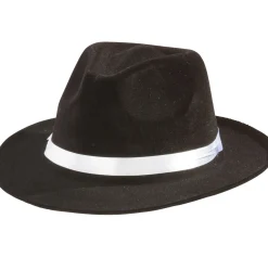 New Black Gangster Hat Hats
