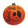 Party City Black Glitter Trick-Or-Treat Halloween Pumpkin Sticker, 2Pc| Favors & Favor Bags