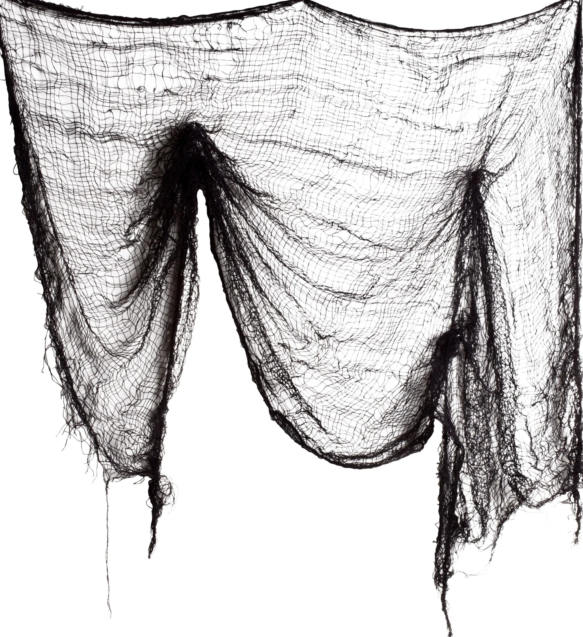 Party City Black Halloween Creepy Cloth| Home Décor