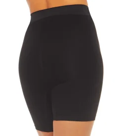 Cheap Black High-Waist Mid-Thigh Shapewear Shorts For Adults Bodywear