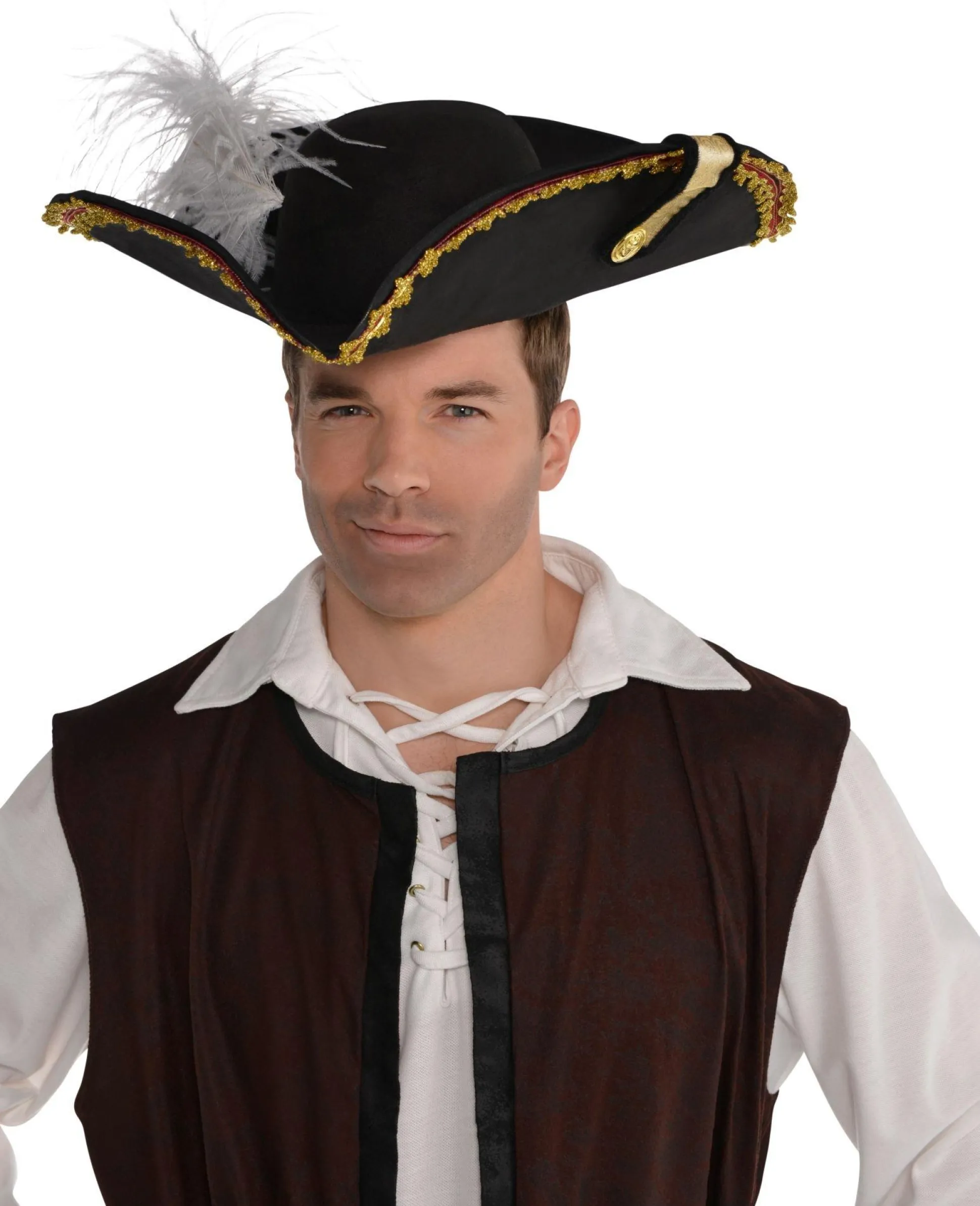 Discount Black Pirate Captain Hat Hats