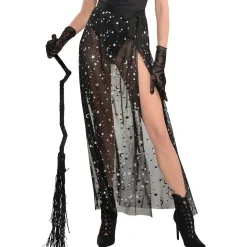 Fashion Black Sheer Celestial Skirt For Adults Tutus, Skirts