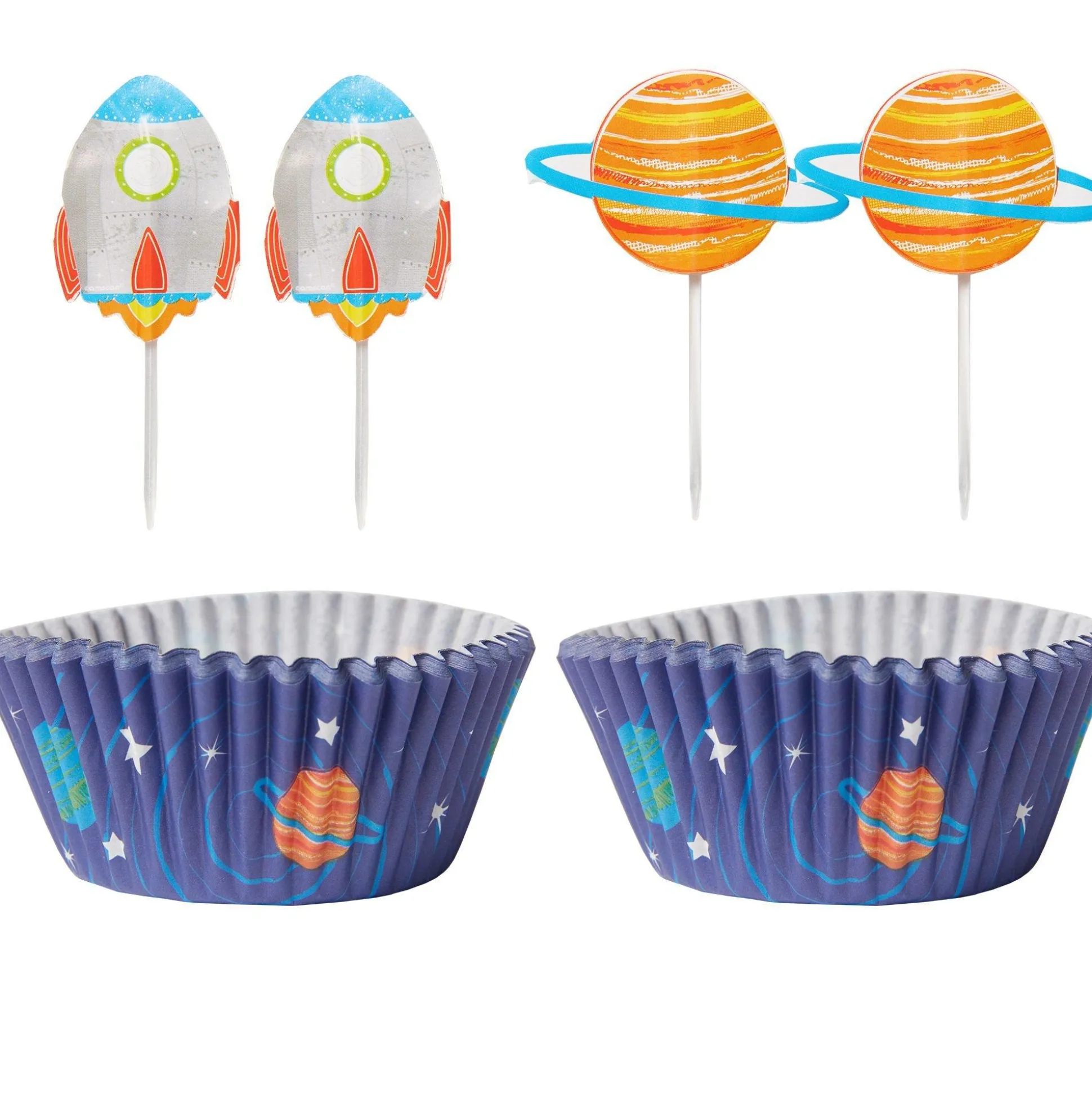 Store Blast Off Cupcake Decorating Kit For 24 Baking Cups