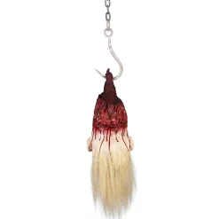 Party City Blonde Severed Head Latex & Vinyl Hanging Decoration, 7.75In X 23.25In| Chop Shop