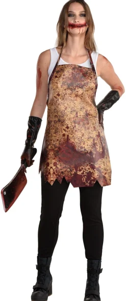 New Bloody Butcher Costume Accessory Kit For Adults Weapons