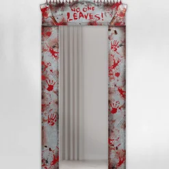 Party City Bloody Doorway Entry Cardboard Decoration, 42.6In X 84.5In| Window & Wall Décor