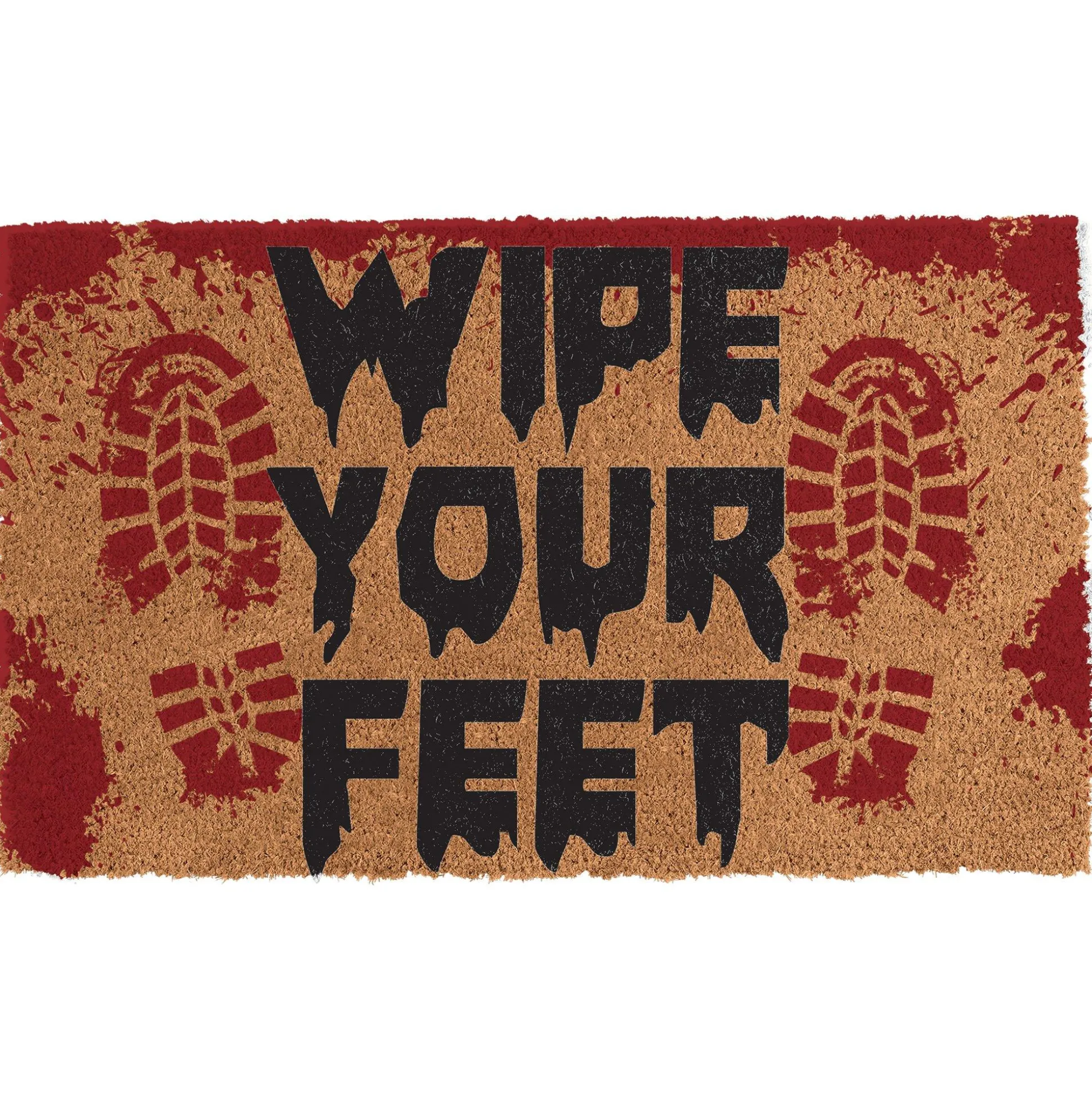 Party City Bloody Halloween Coir Doormat, 29.5In X 17.75In| Door Décor & Signs