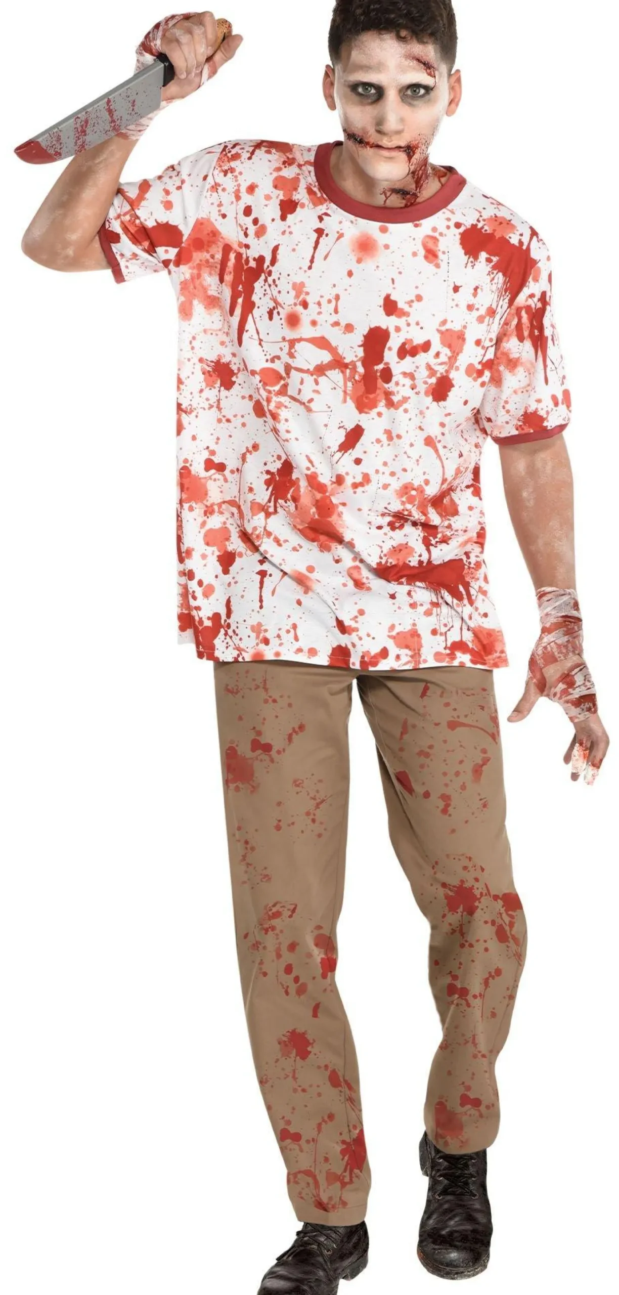 Cheap Bloody Ringer T-Shirt For Adults Couples' Costumes