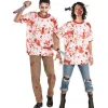 Shop Bloody Ringer T-Shirt For Adults Women Scary