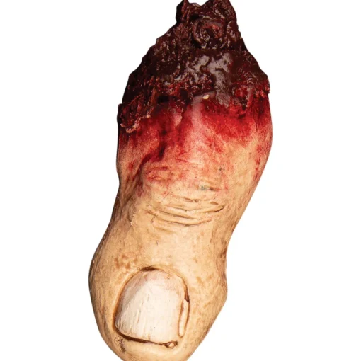 Party City Bloody Severed Toe Latex Prop, 1.5In X 4In| Get Axed