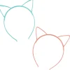 Party City Blue & Pink Cat Ear Headbands 8Ct| Favors & Favor Bags
