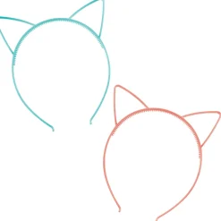 Party City Blue & Pink Cat Ear Headbands 8Ct| Favors & Favor Bags