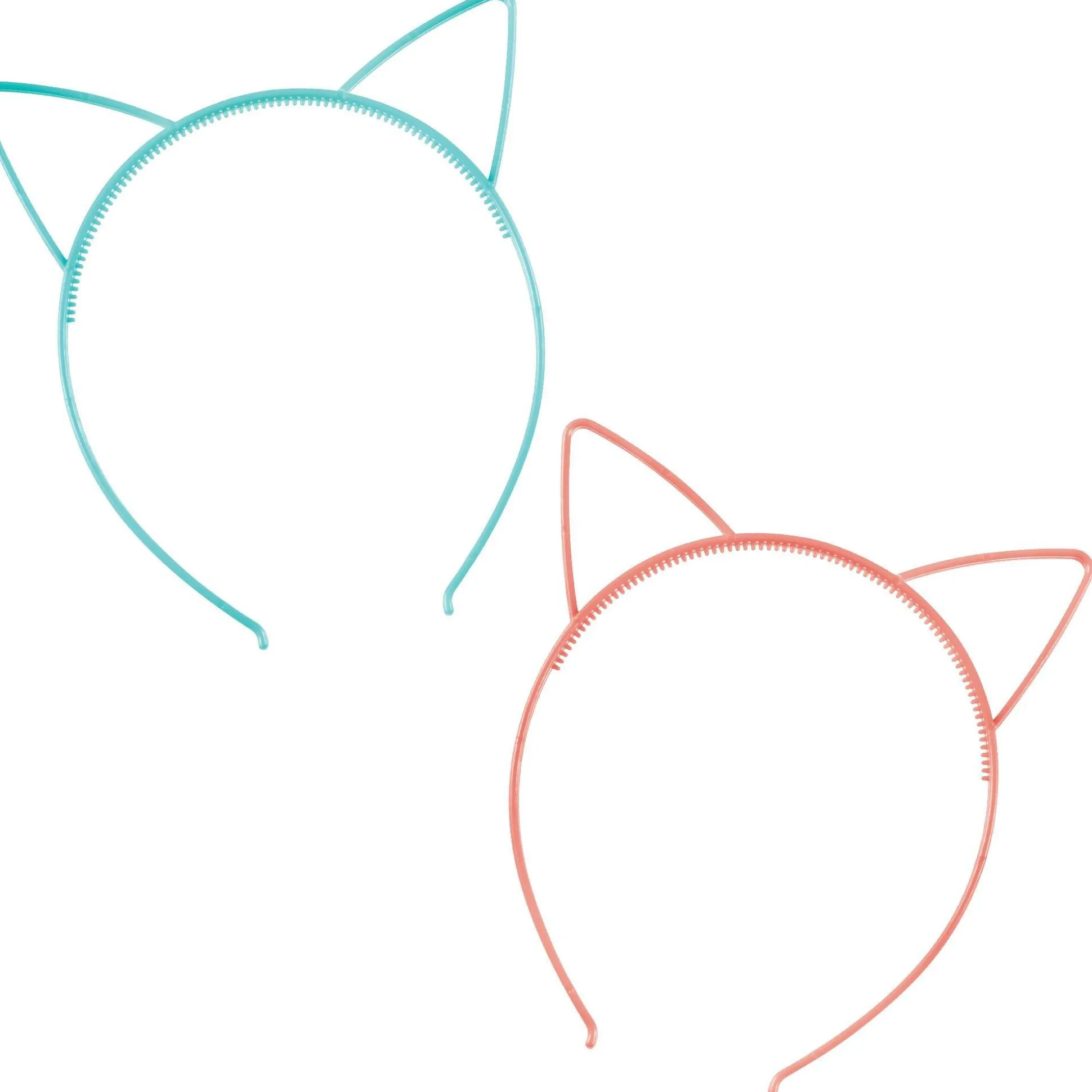 Party City Blue & Pink Cat Ear Headbands 8Ct| Favors & Favor Bags