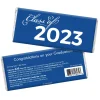 Best Sale Blue Class Of 2023 Milk Chocolate Candy Bar, 1.5Oz Chocolate Candy