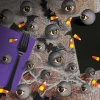 Party City Boneyard Eyeball Foam Table Scatter, 8Ct| Table Décor & Centerpieces