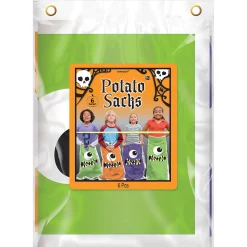 Party City Boo Crew Potato Sacks 6Ct| Pi Atas, Games, & Activities