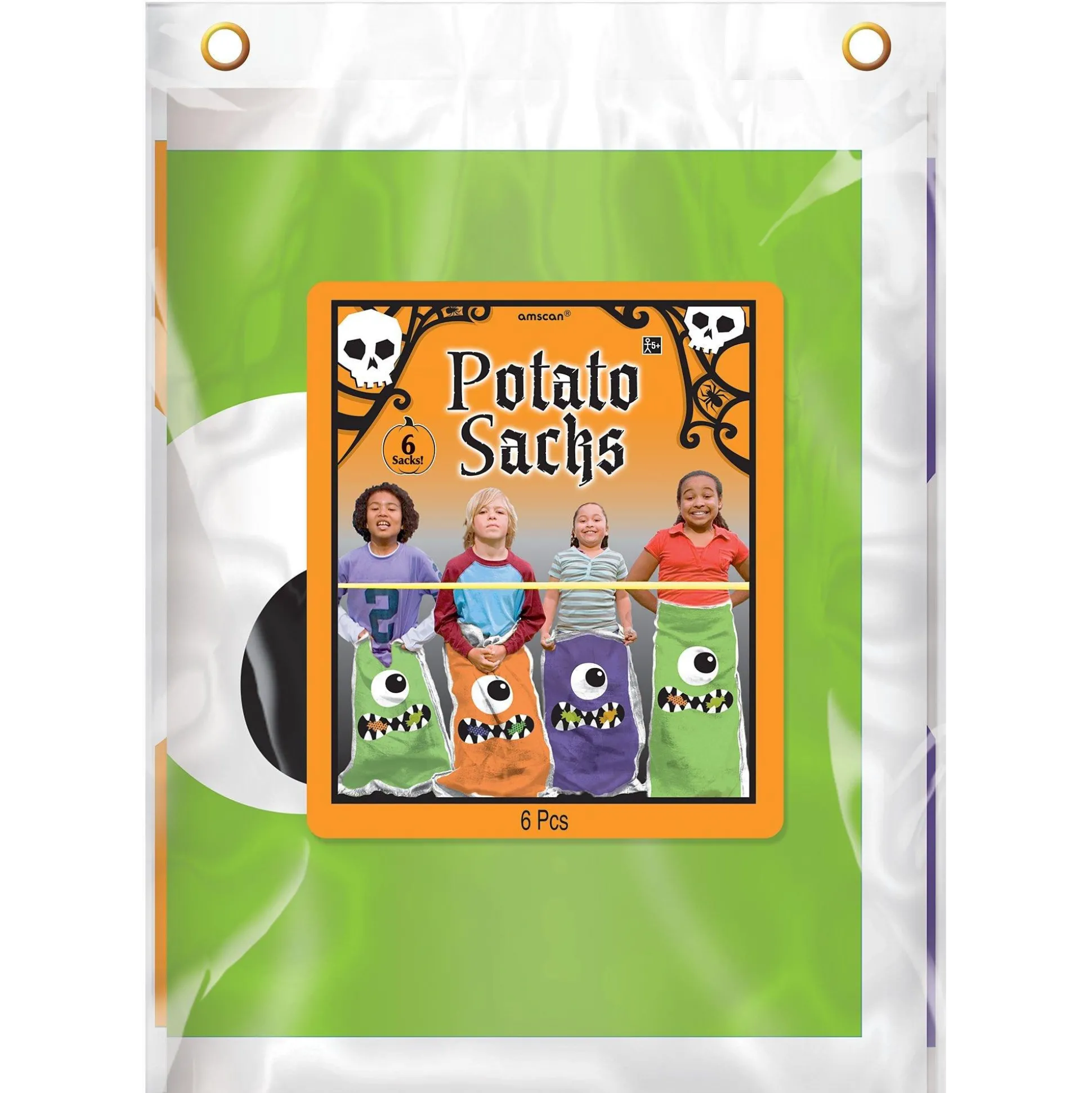 Party City Boo Crew Potato Sacks 6Ct| Pi Atas, Games, & Activities